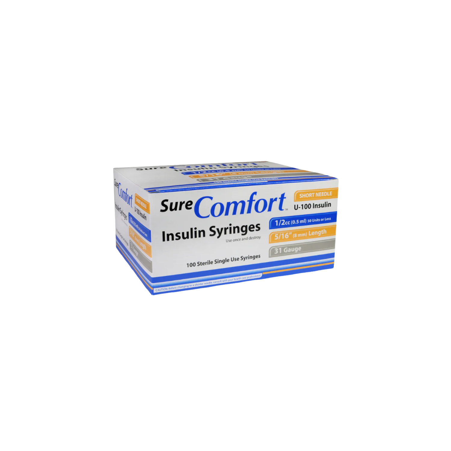 SureComfort Insulin Syringes (100 Pack)